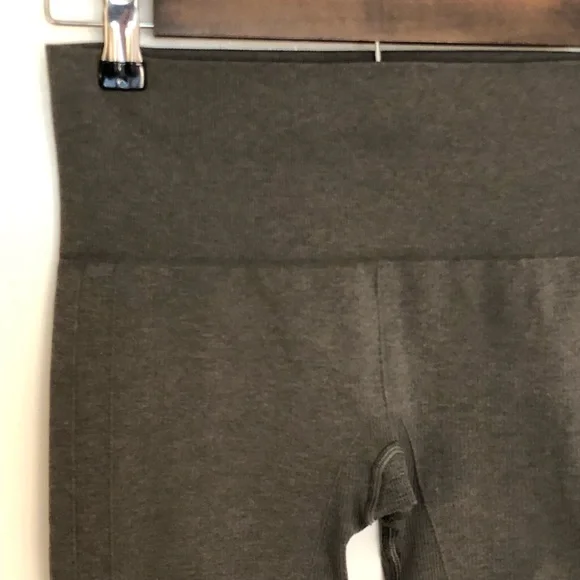 Lululemon In The Flow Crop II Heathered Inkwell grey Sz 4 compression leggings - Picture 5 of 12